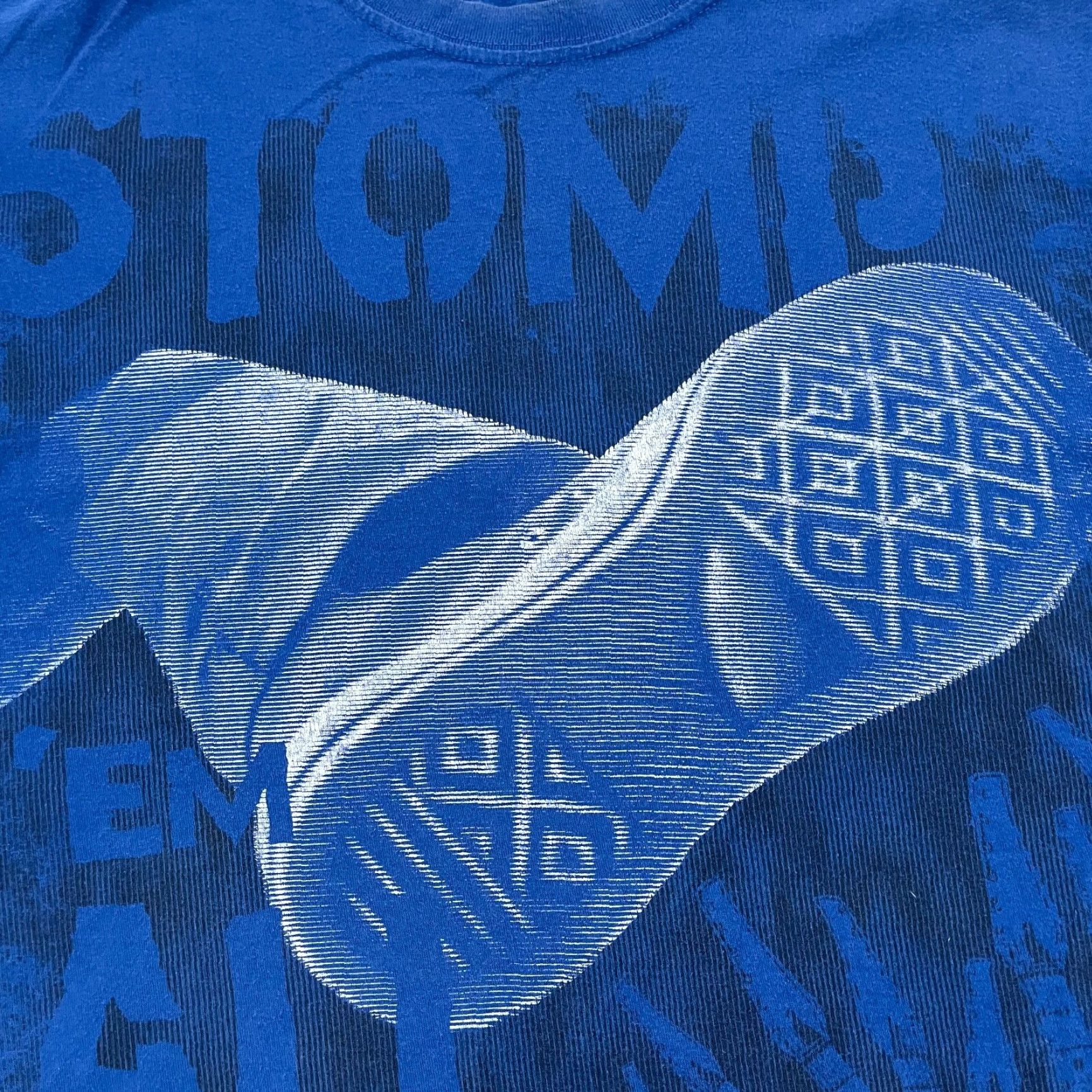 Converse VINTAGE CONVERSE Shirt Men Large Blue STOMP EM ALL Shoes Graphic Skater Tee Short Sleeve Size US L / EU 52-54 / 3 - 2 Thumbnail