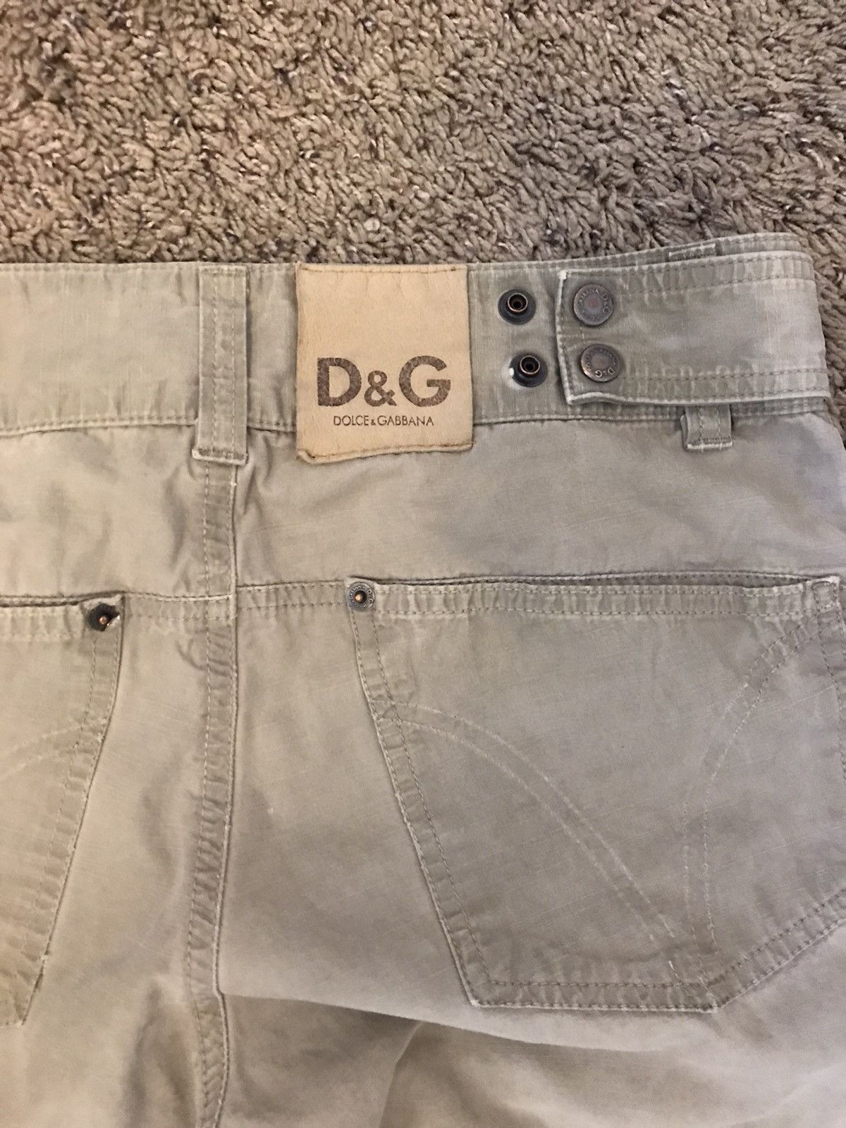 Dolce & Gabbana dolce and gabbana Khaki Pants Adjustable Waist Button Up Fly Size US 32 / EU 48 - 8 Thumbnail