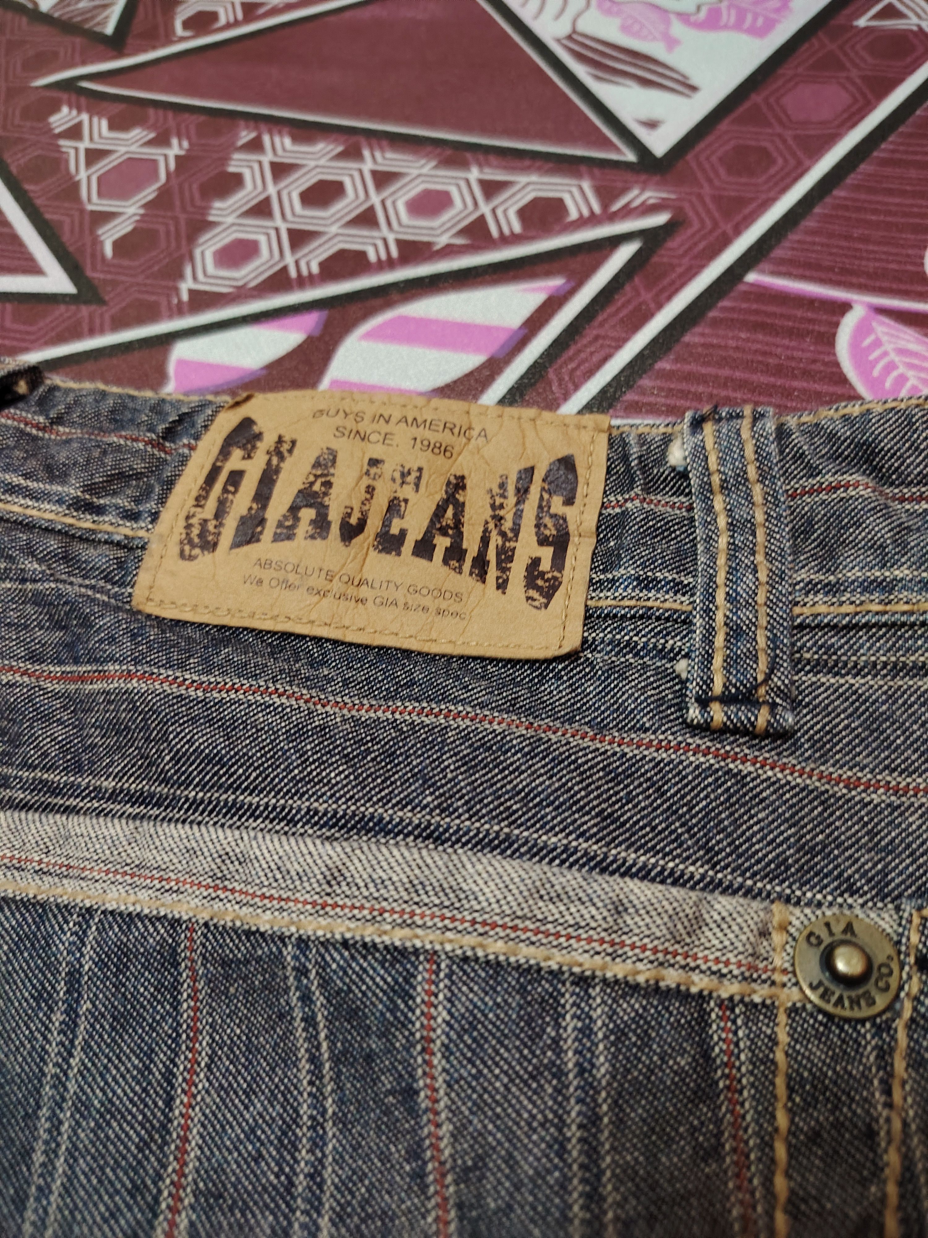 Designer × Japanese Brand Guys in America Jeans Striped baggy style Size US 32 / EU 48 - 15 Thumbnail