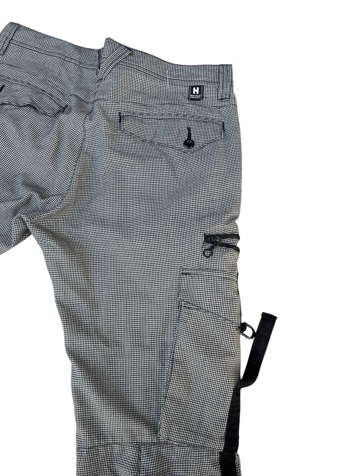 Nicole Club Nicole Hideaways Japan Houndstooth Cargo Flare Trouser Pant Size US 30 / EU 46 - 18 Thumbnail