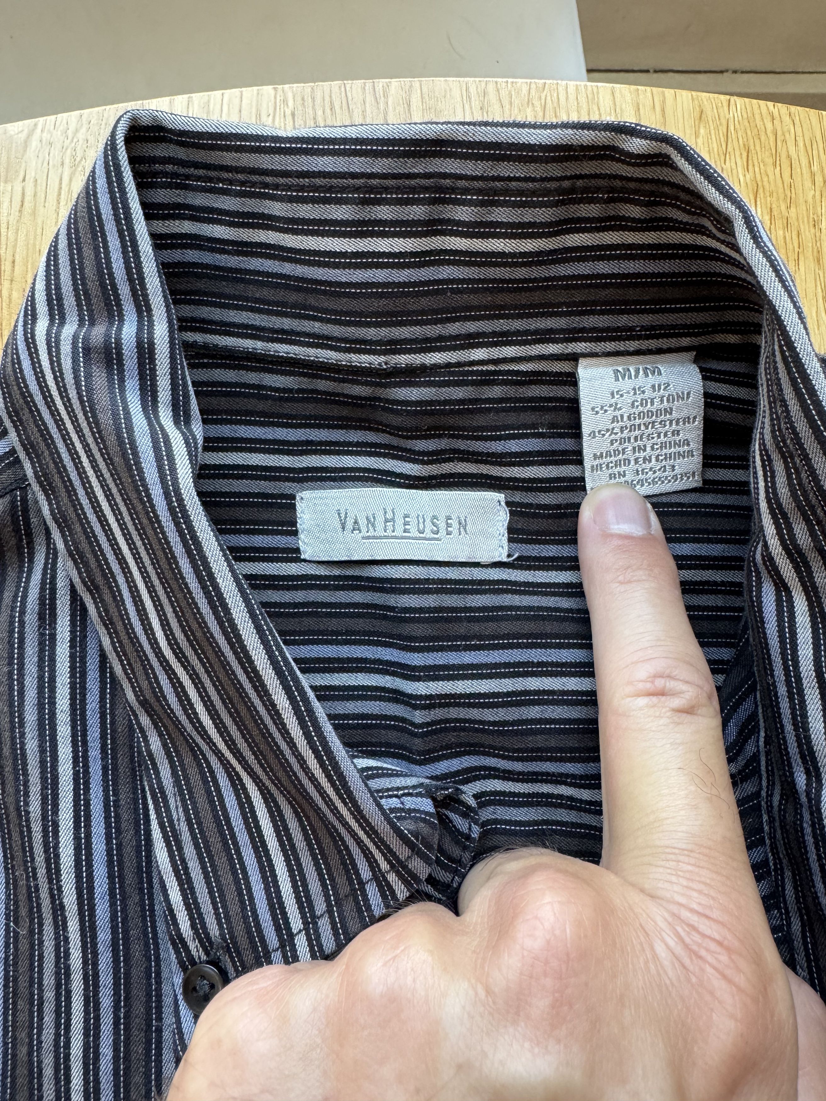 Van Heusen Vintage Van Heusen 90s Button Up Size US M / EU 48-50 / 2 - 2 Thumbnail