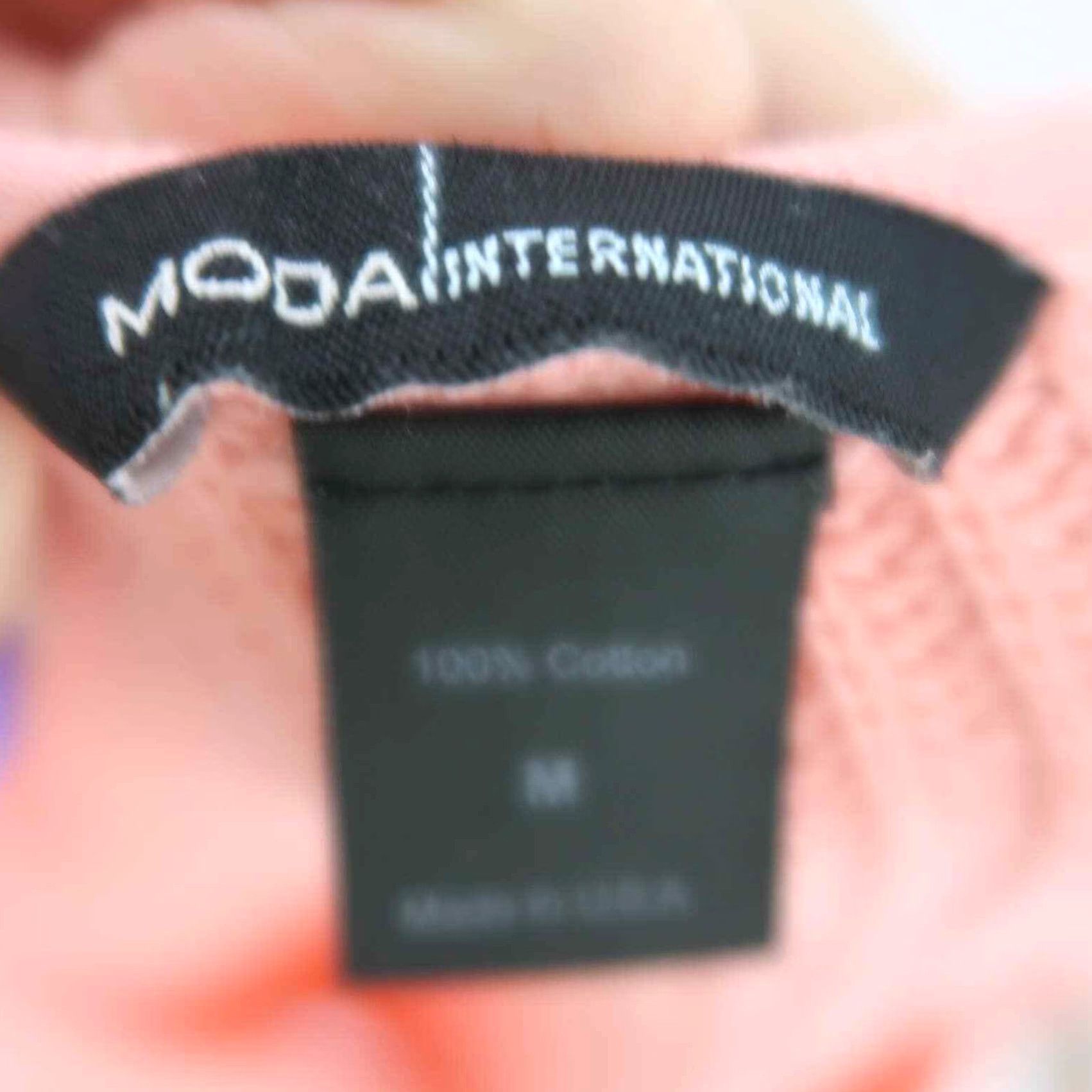 Vintage MODA International coral pink knit sleeveless mini dress M Women Cotton Short Sleeve-less? Not applicable Size M / US 6-8 / IT 42-44 - 5 Thumbnail