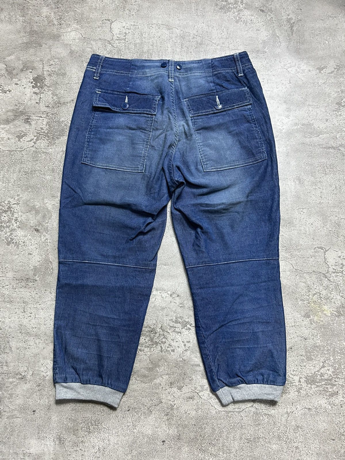 Ne-Net Ne Net by Issey Miyake Blue Corduroy Pants Size US 30 / EU 46 - 10 Thumbnail