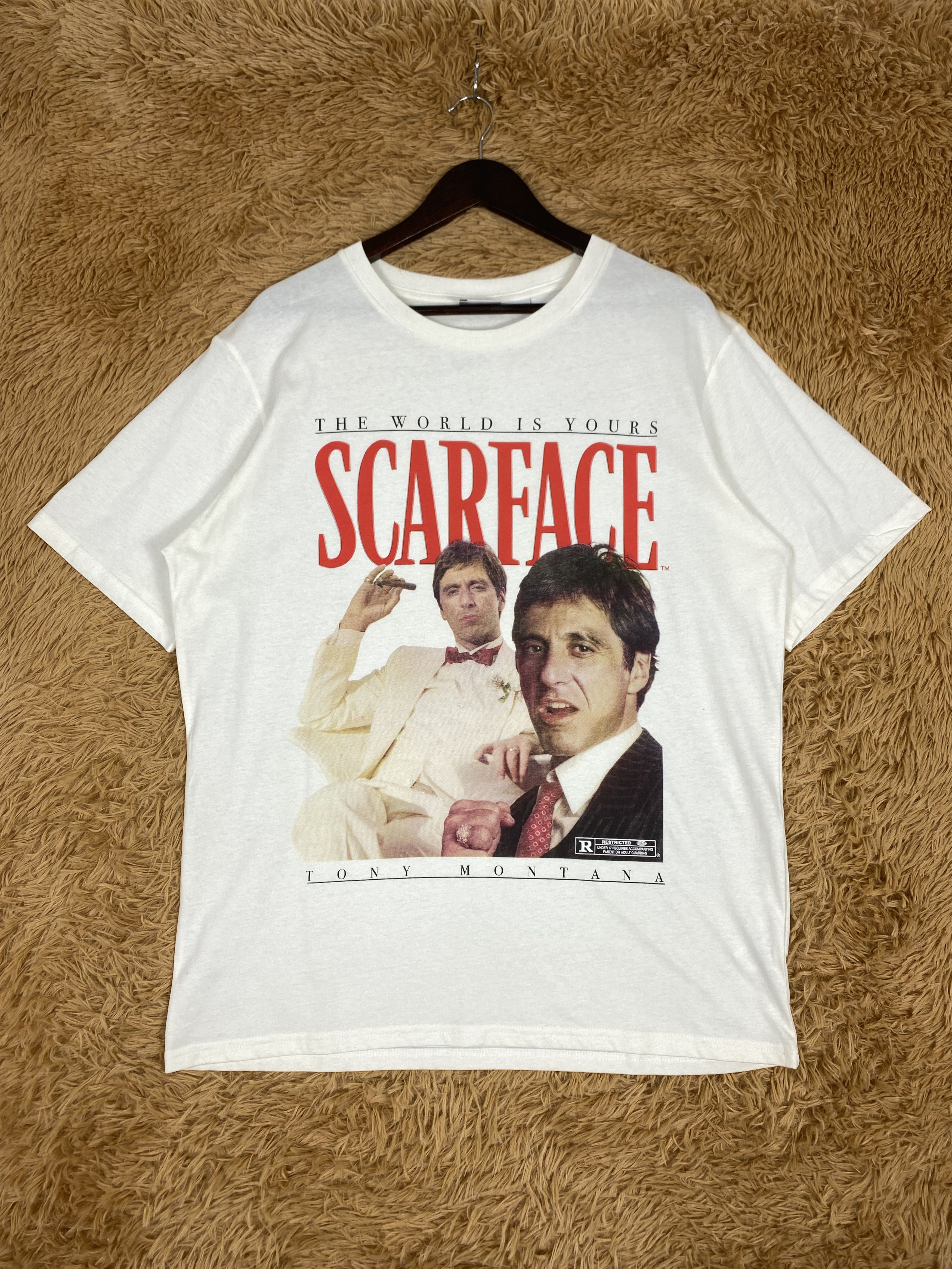 Vintage Vintage Scarface Movie Short Sleeve T-Shirts PT0044 Size US M / EU 48-50 / 2 - 1 Thumbnail