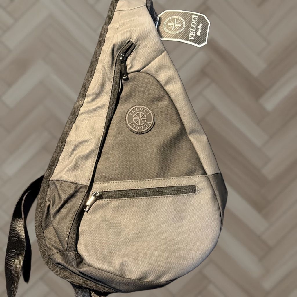 Vintage Veloci Backpack NWT Canvas Polyester Blue Men's Backpack Bag Duffle Sling Set Size ONE SIZE - 1 Thumbnail