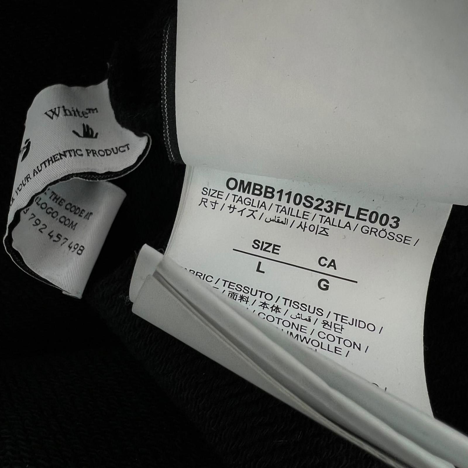 Off-White Off-White Hand Arrows Hoodie Black Size US L / EU 52-54 / 3 - 5 Thumbnail