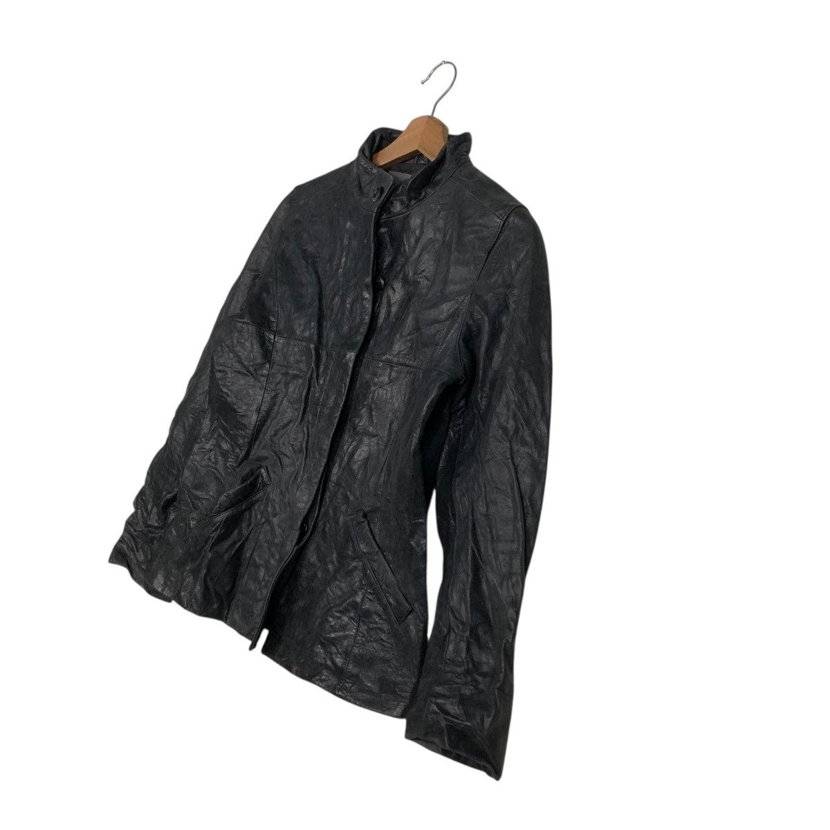 Japanese Brand 🔥VINTAGE BIKER SOFT LEATHER JACKET OZOC ISSEY MIYAKE Size US S / EU 44-46 / 1 - 4 Thumbnail