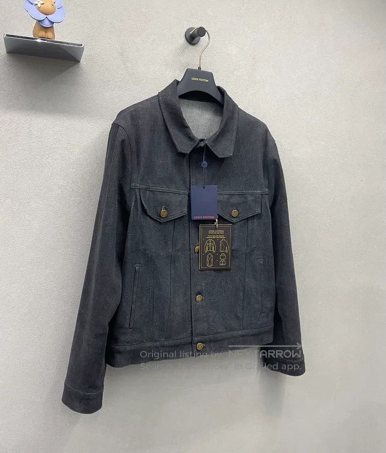 Louis Vuitton Louis Vuitton Black and grey dark denim jacket Size US M / EU 48-50 / 2 - 3 Thumbnail