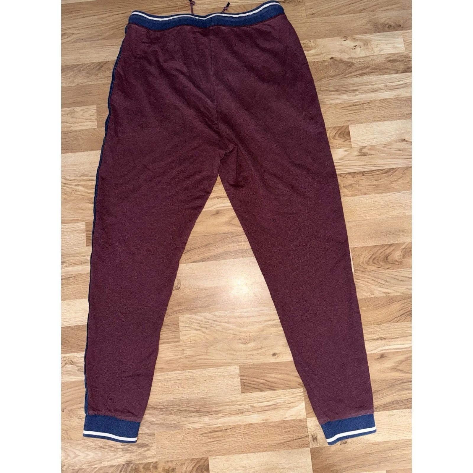 Psycho Bunny Psycho Bunny Men's Maroon Track Pants Joggers XL Red Activewear Jogger Regular Size US 36 / EU 52 - 4 Thumbnail