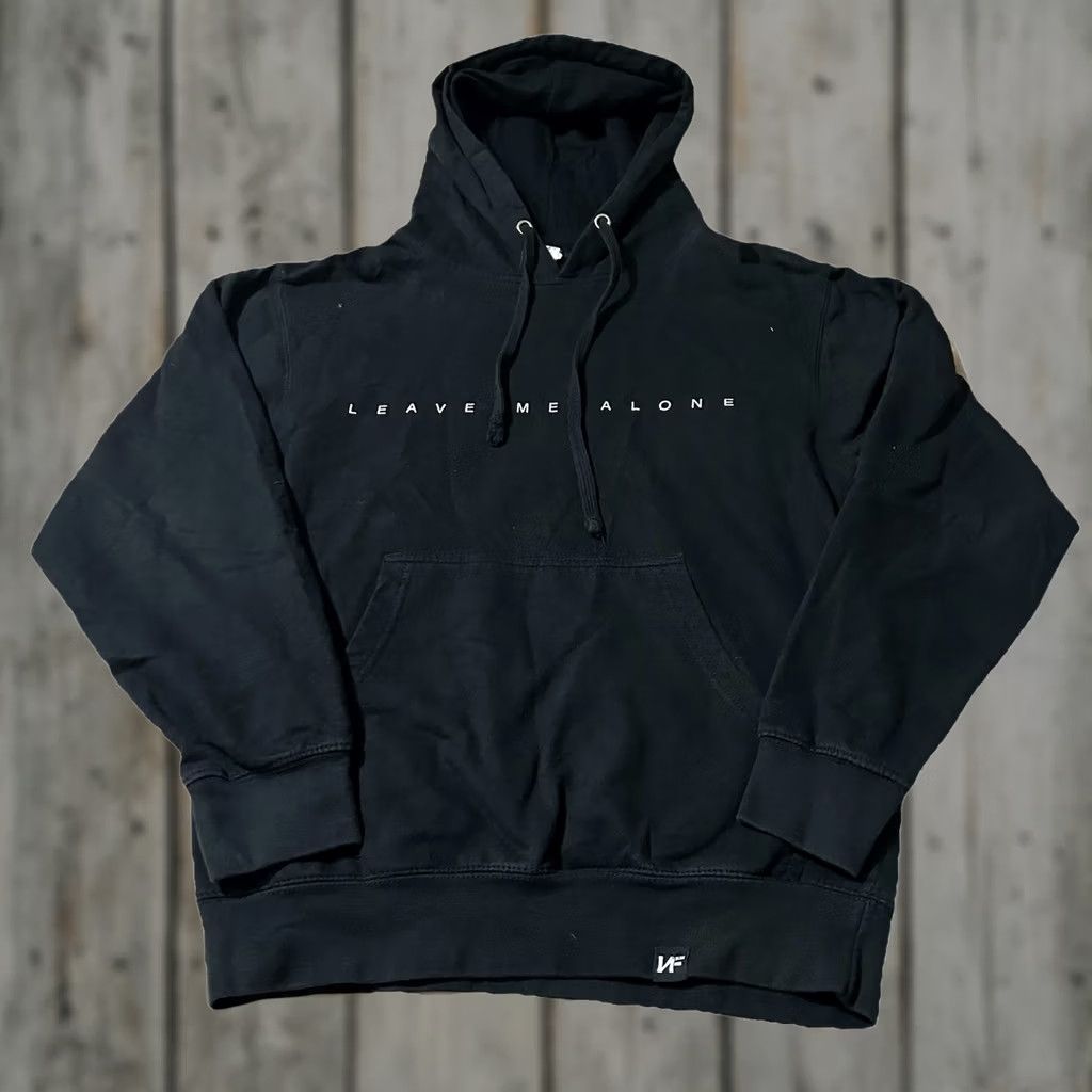 Vintage NF Leave Me Alone Concert Tour Hoodie Size S Black Mens Size US S / EU 44-46 / 1 - 1 Thumbnail