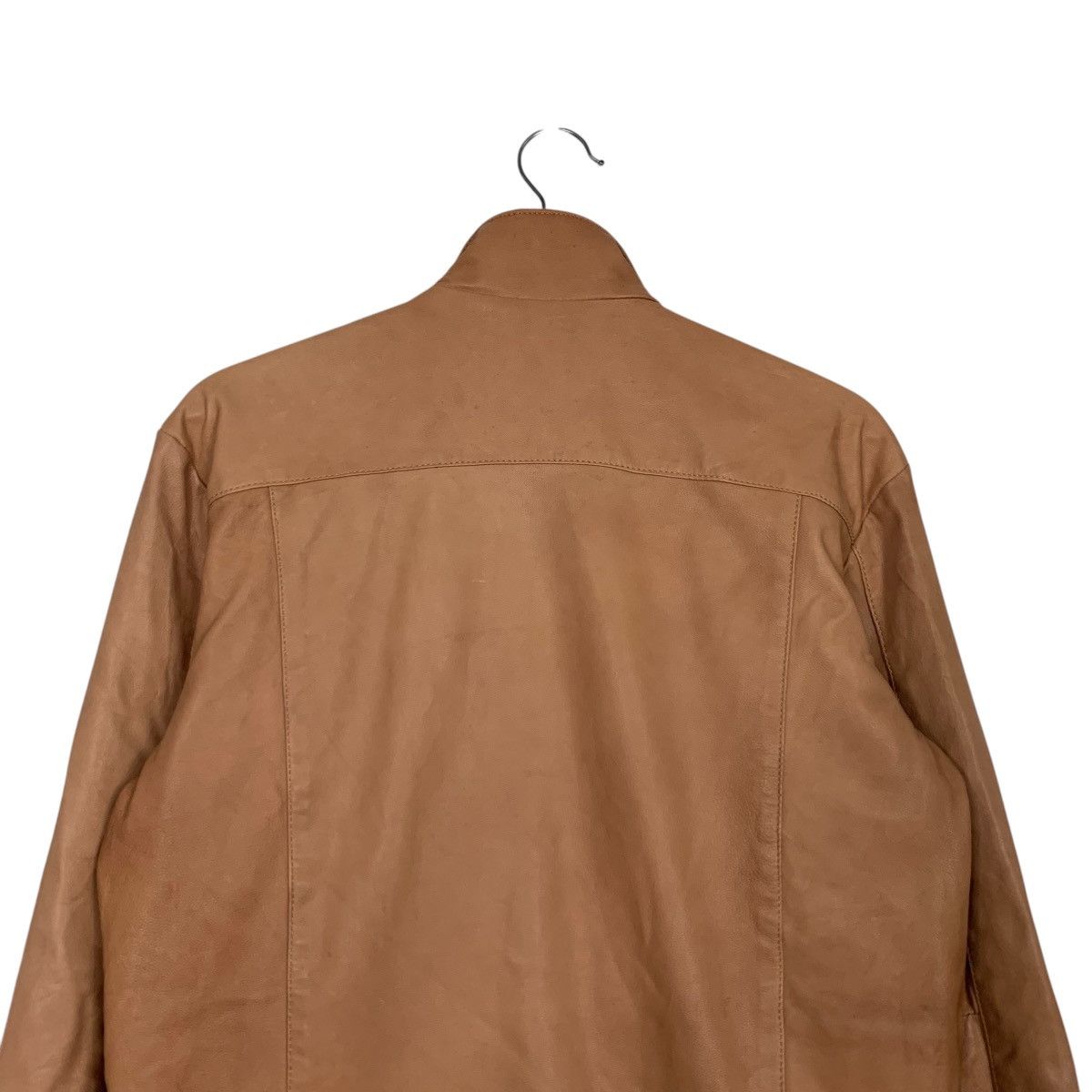 ADAM ET ROPE ADAM ET ROPE Lamb Leather Jacket #2720-C122 Size US XS / EU 42 / 0 - 8 Thumbnail