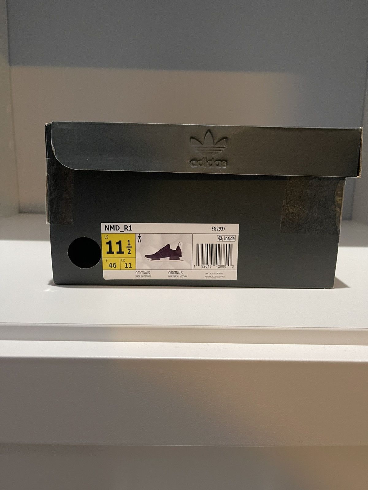 Adidas Adidas NMD_R1 Maroon Gum Size US 11.5 / EU 44-45 - 7 Thumbnail