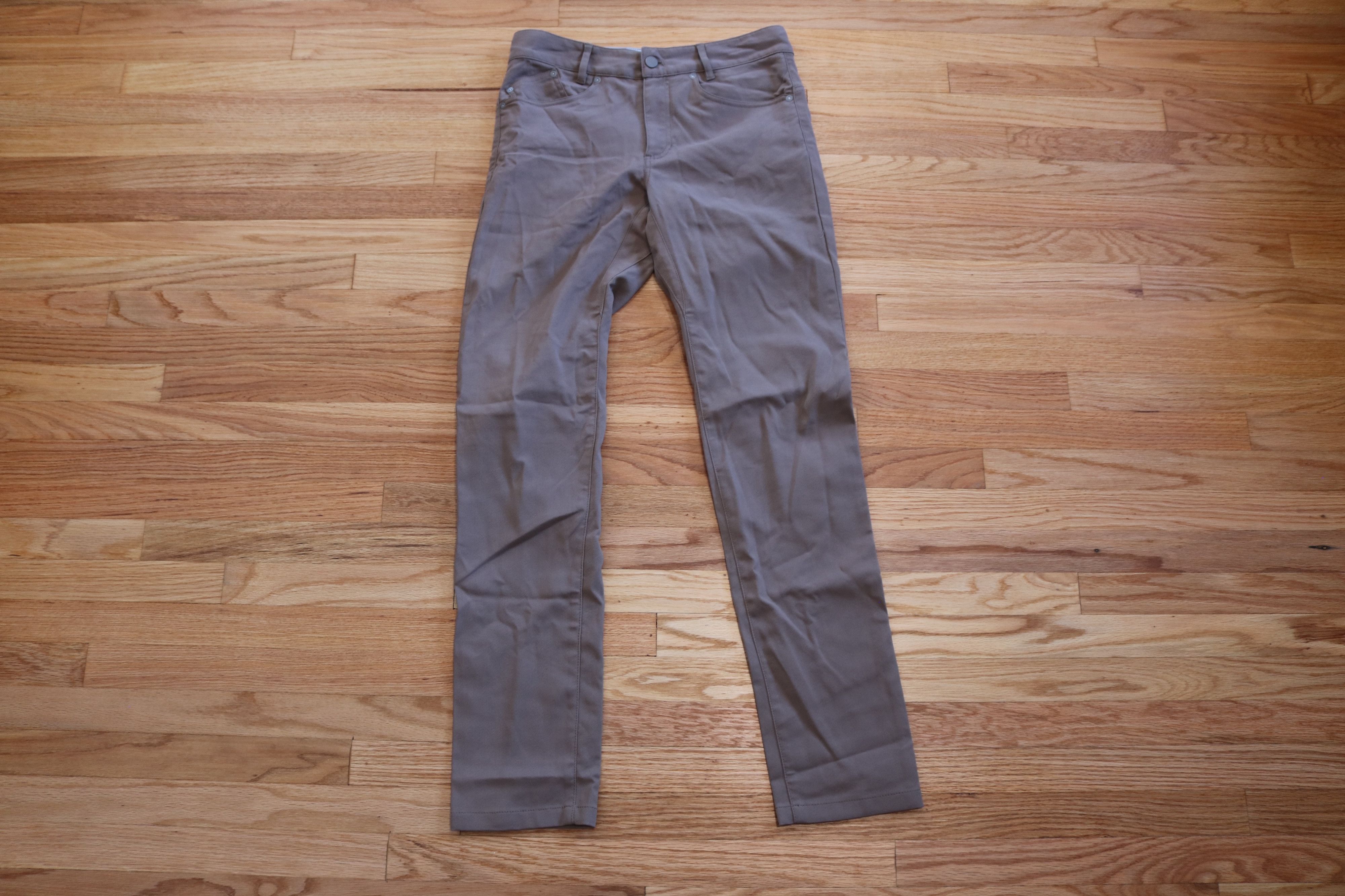 image of Outlier Slim Dungarees Workcloth Canvas in Tan, Men's (Size 30)