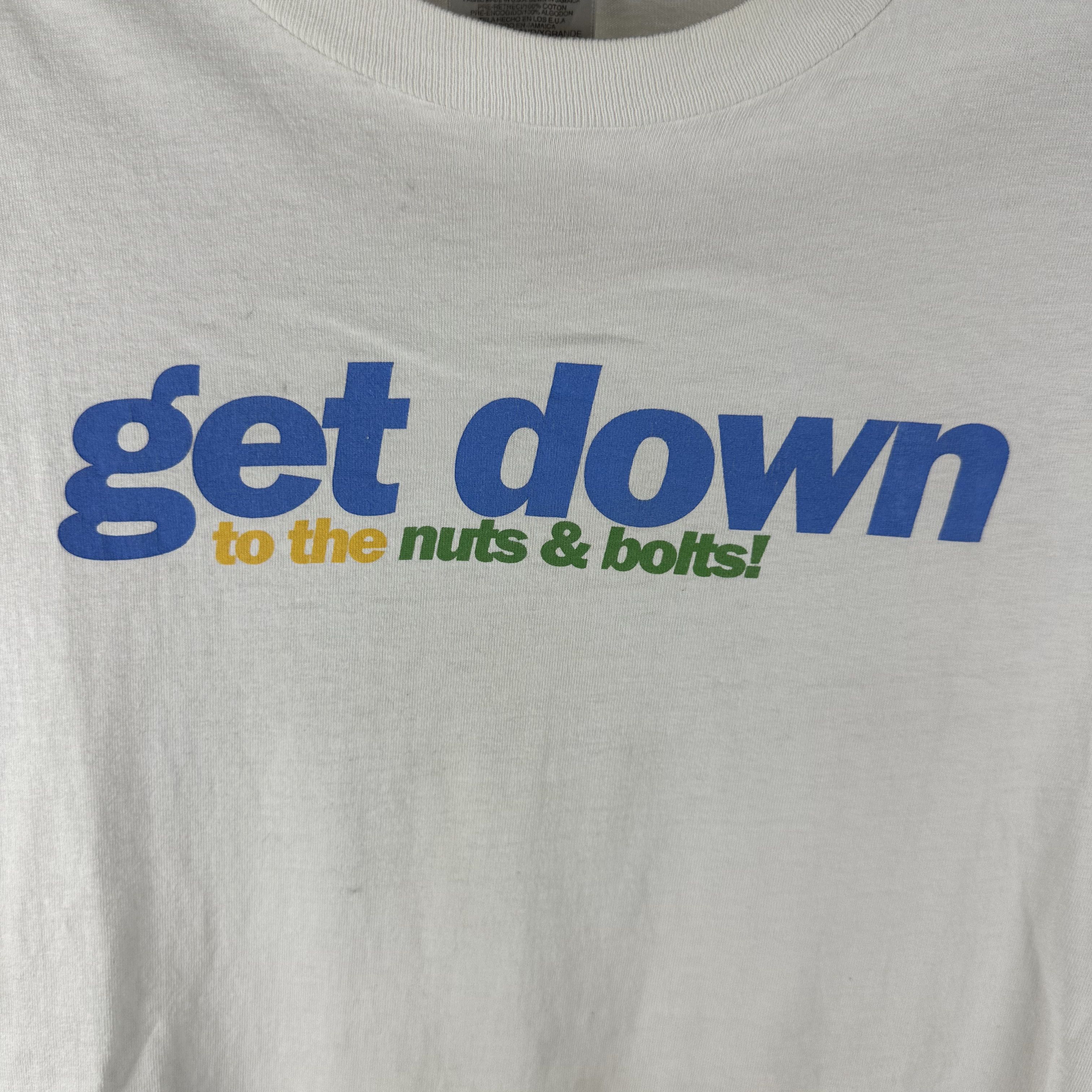 Vintage 90s Microsoft Computer Get Down to the Nuts & Bolts! T-Shirt Size US XL / EU 56 / 4 - 2 Thumbnail