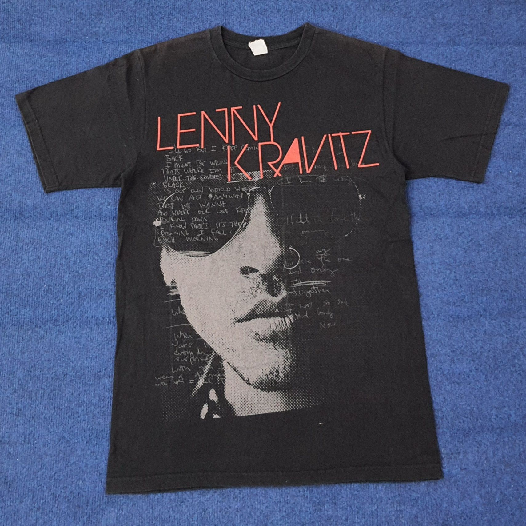 Band Tees Vintage Lenny Kravitz Black and White World Tour C259N60 Size US S / EU 44-46 / 1 - 1 Thumbnail