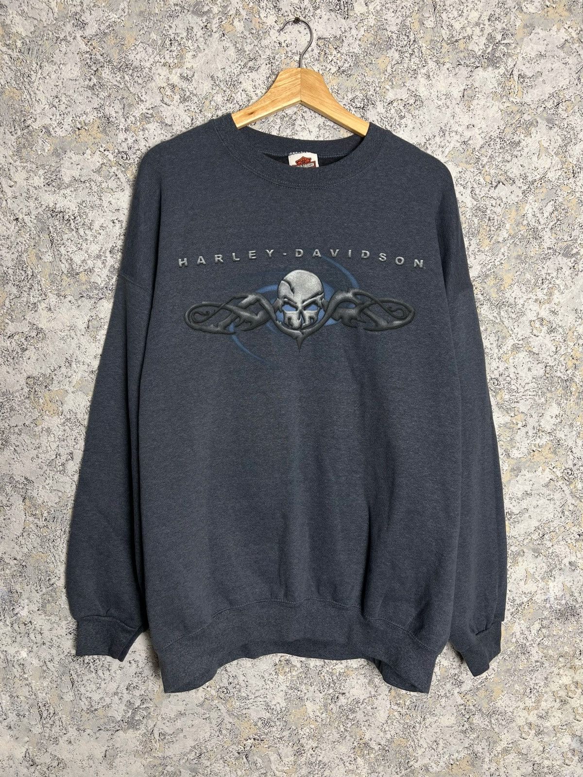 West Coast Choppers Vintage Harley Davidson Battlefield Sweatshirt Big Logo 2005 Size US XL / EU 56 / 4 - 3 Thumbnail