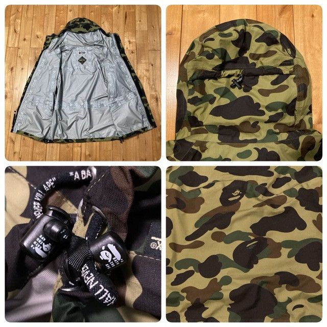 Bape × Goretex BAPE GORE-TEX 1st camo green hoodie snowboard jacket APE Size US L / EU 52-54 / 3 - 6 Thumbnail