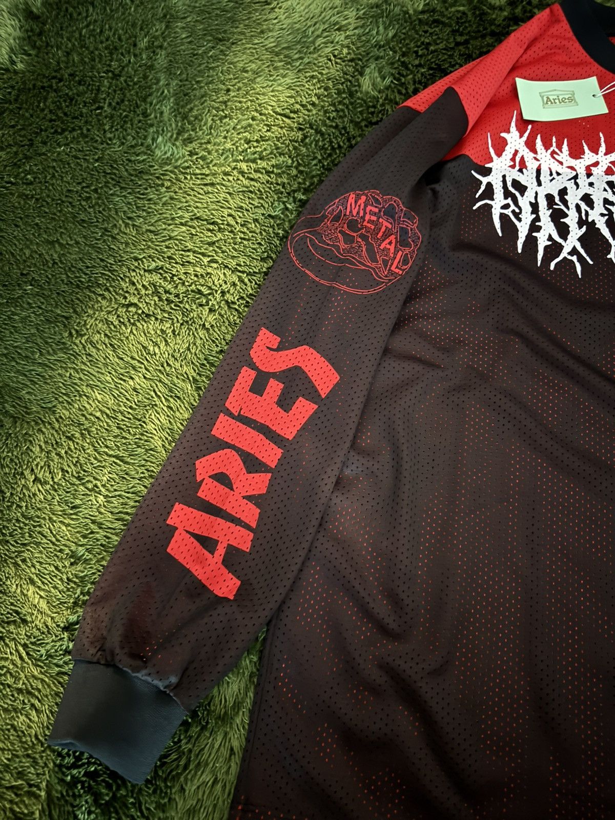 Aries [XL] Aries Metal Hardcore Airtex Mesh Long Sleeve Size US XL / EU 56 / 4 - 5 Thumbnail