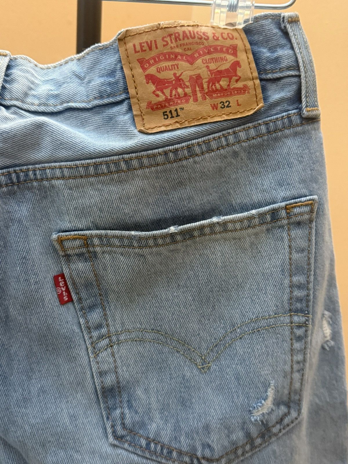 Levi's Distressed Levis 511 shorts (32W) Size US 32 / EU 48 - 6 Thumbnail