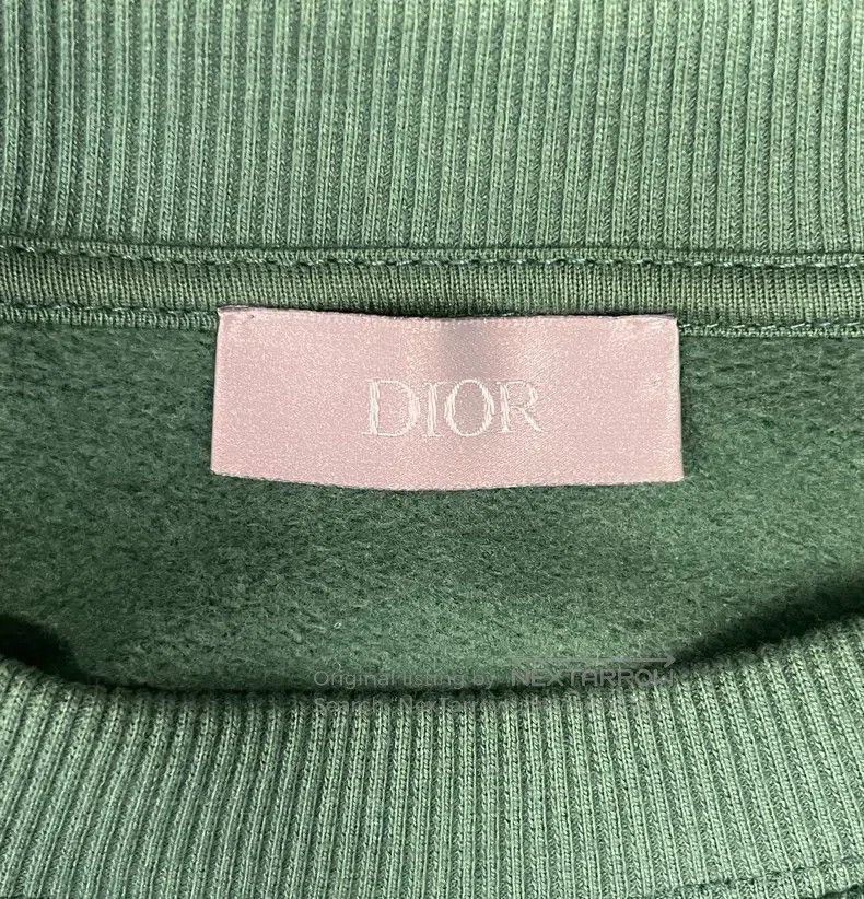 Dior Dior FW21 green loose hooded sweatshirt Size US S / EU 44-46 / 1 - 7 Thumbnail