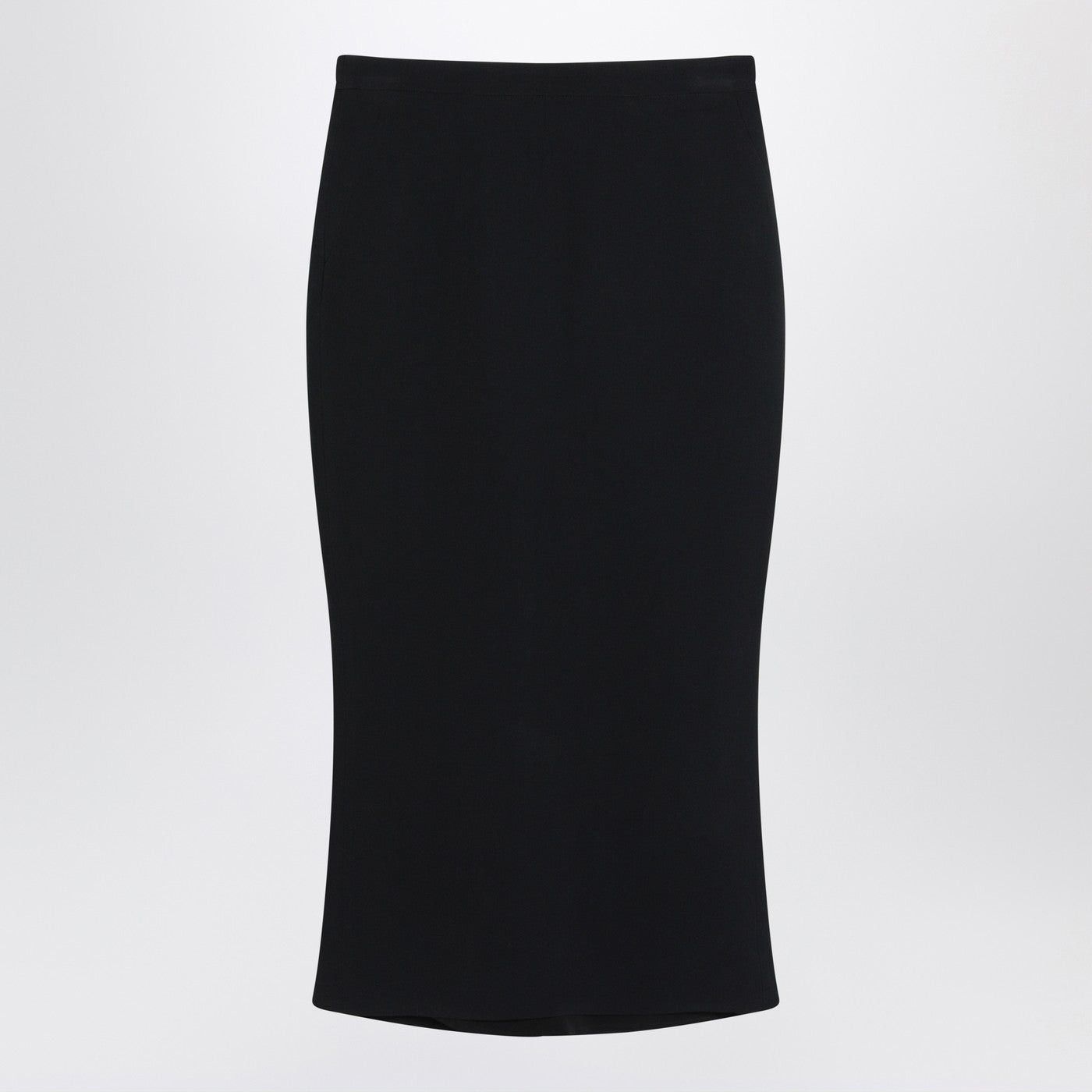 Givenchy Givenchy Black Midi Skirt With Pleats On The Back Size 27" / US 4 / IT 40 - 1 Thumbnail