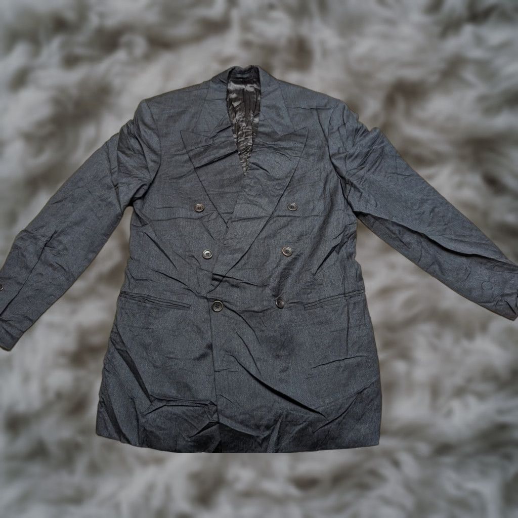Hugo Boss VINTAGE Hugo Boss Blazer Jacket Mens 48 Wool Black Size 48R - 1 Thumbnail
