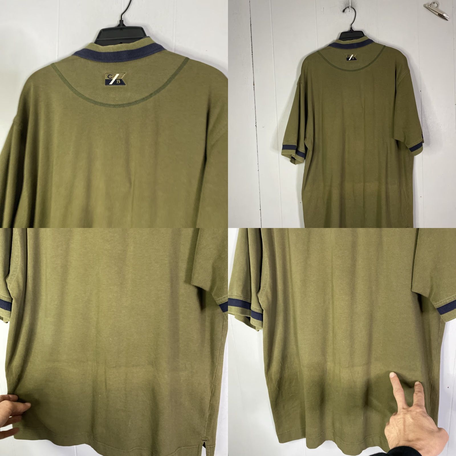 Vintage VINTAGE Oakmont Country Club Polo Shirt Mens Medium Greenish Brown Fade 90s Golf Shirt Mens Size US M / EU 48-50 / 2 - 10 Thumbnail