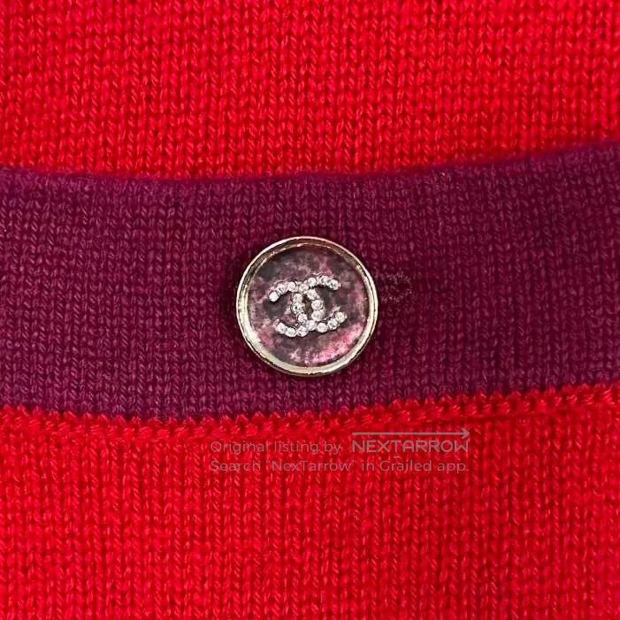 Chanel Chanel 24B diamond buckle medium and long cashmere jacket Size XS / US 0-2 / IT 36-38 - 4 Thumbnail
