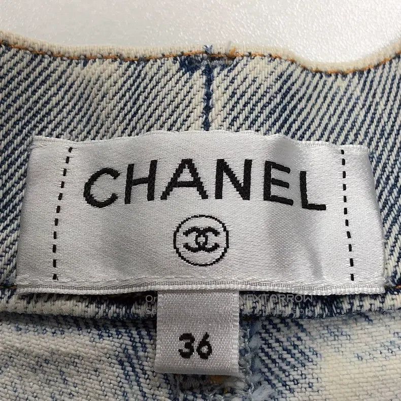 Chanel Chanel 22P animal pattern wide-leg jeans Size 24" / US 00 / IT 34 - 6 Thumbnail