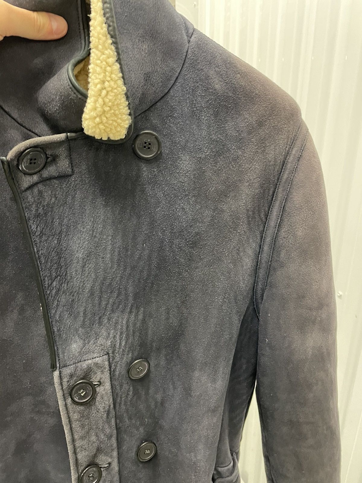 Balenciaga Balenciaga Reversible Shearling Fur and Suede Jacket Size US L / EU 52-54 / 3 - 10 Thumbnail