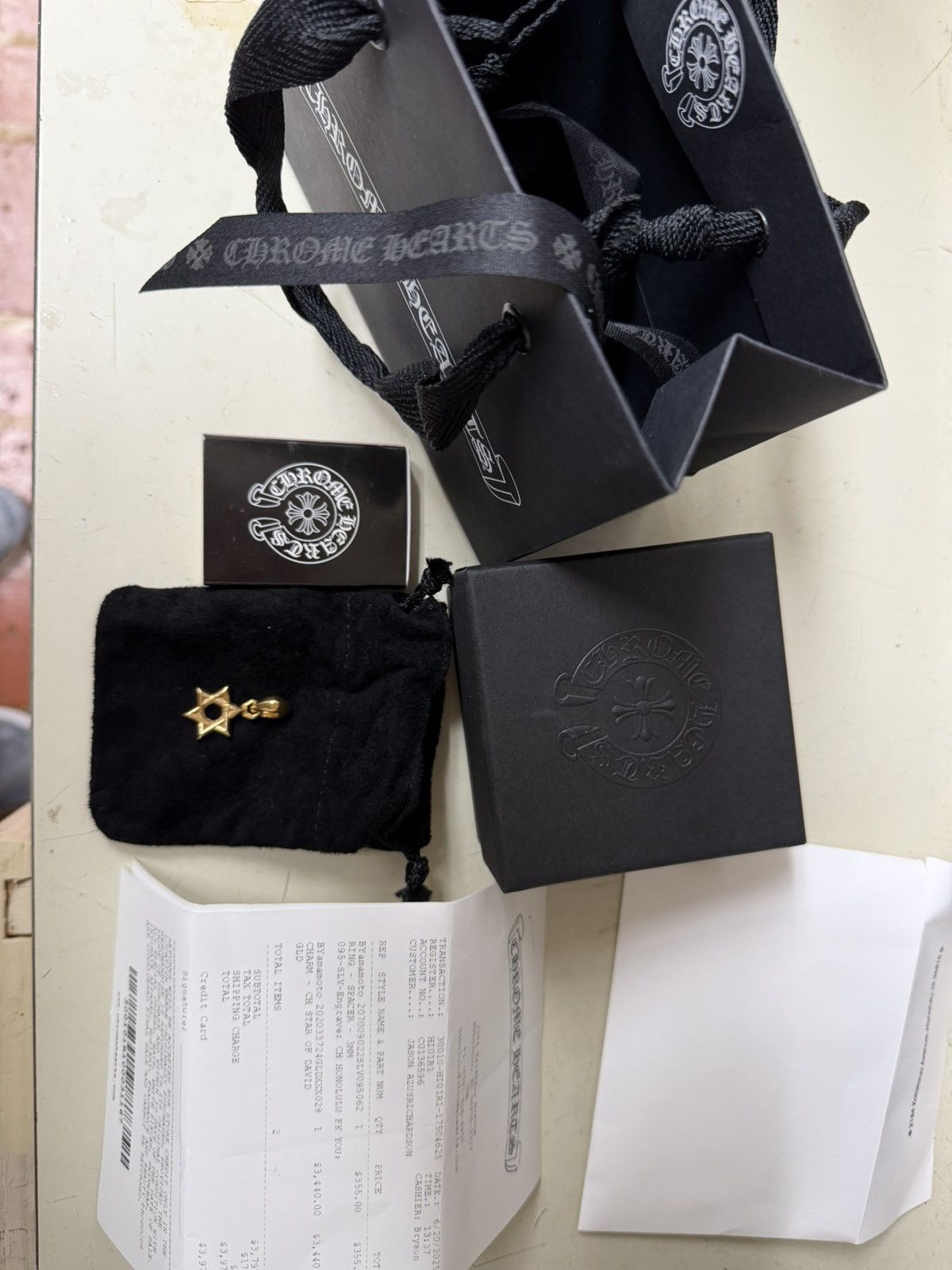 Chrome Hearts Star of David 22k Gold charm Size ONE SIZE - 2 Thumbnail