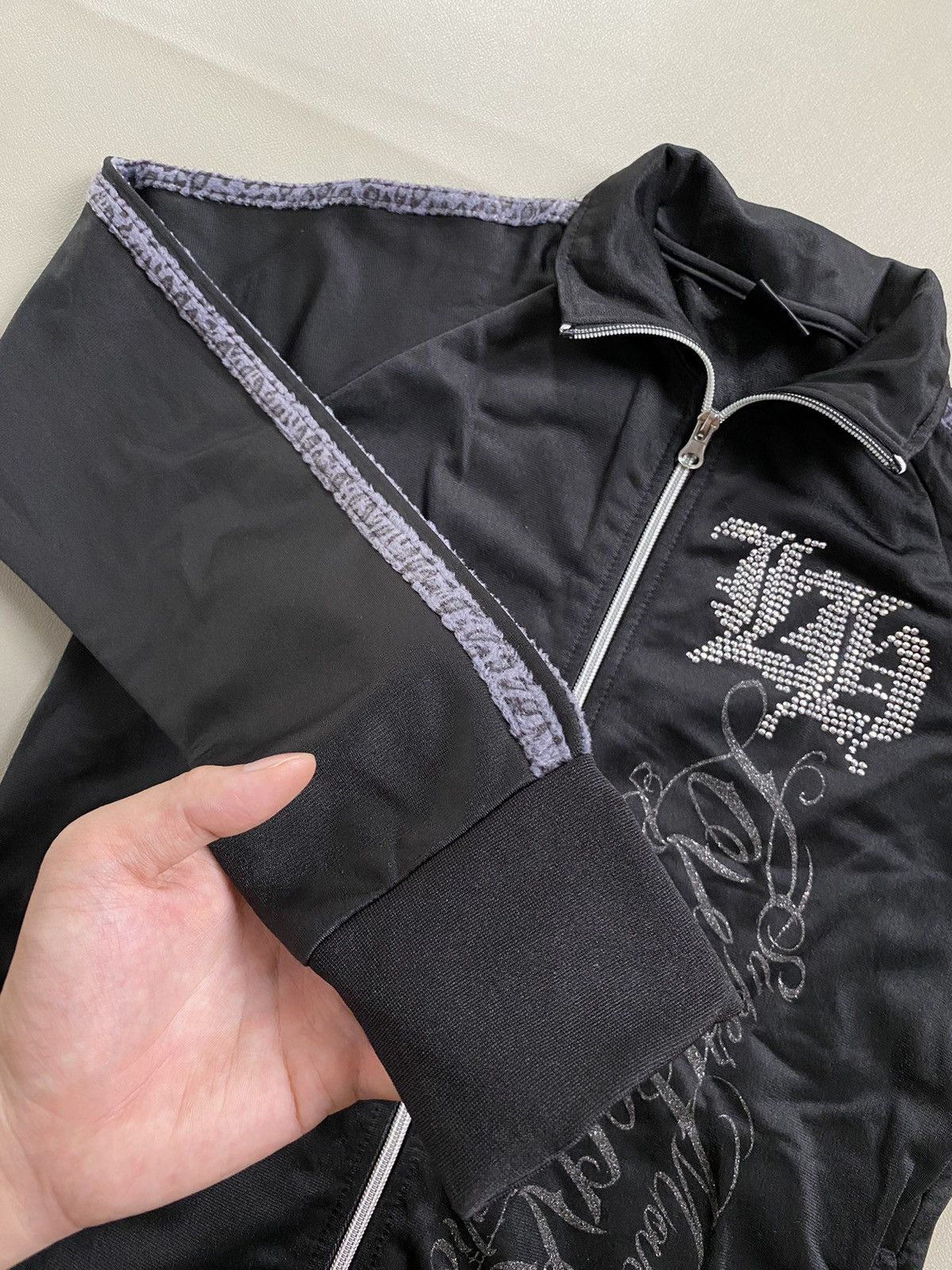 If Six Was Nine × Japanese Brand × Le Grande Bleu (L.G.B.) Shift Up Poem Glitter Jacket Size US S / EU 44-46 / 1 - 5 Thumbnail