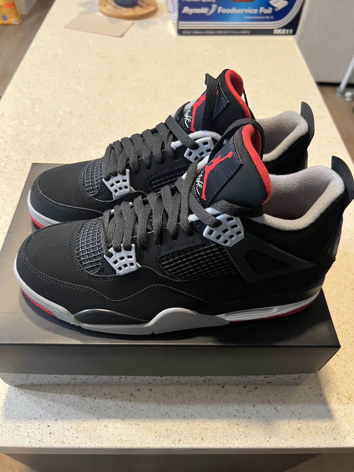 Jordan Brand Bred 4s (2019) Size US 10 / EU 43 - 2 Thumbnail