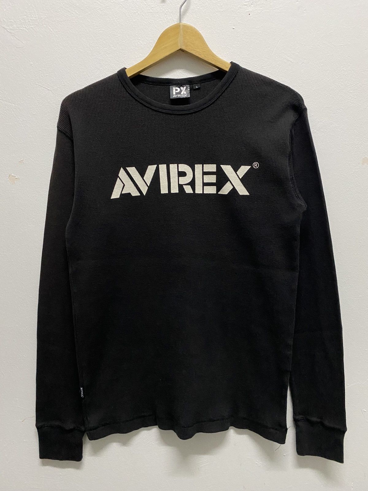 Avirex Rare Avirex Spellout Army Waffle Tees Size US L / EU 52-54 / 3 - 1 Thumbnail
