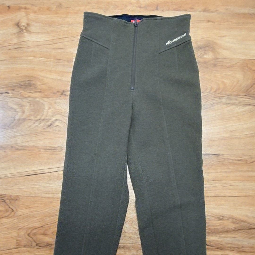 Other Vintage Nordica Ski Pants Stirrup Green Womens 42 Snow pants Size 42" / US 20 - 3 Thumbnail