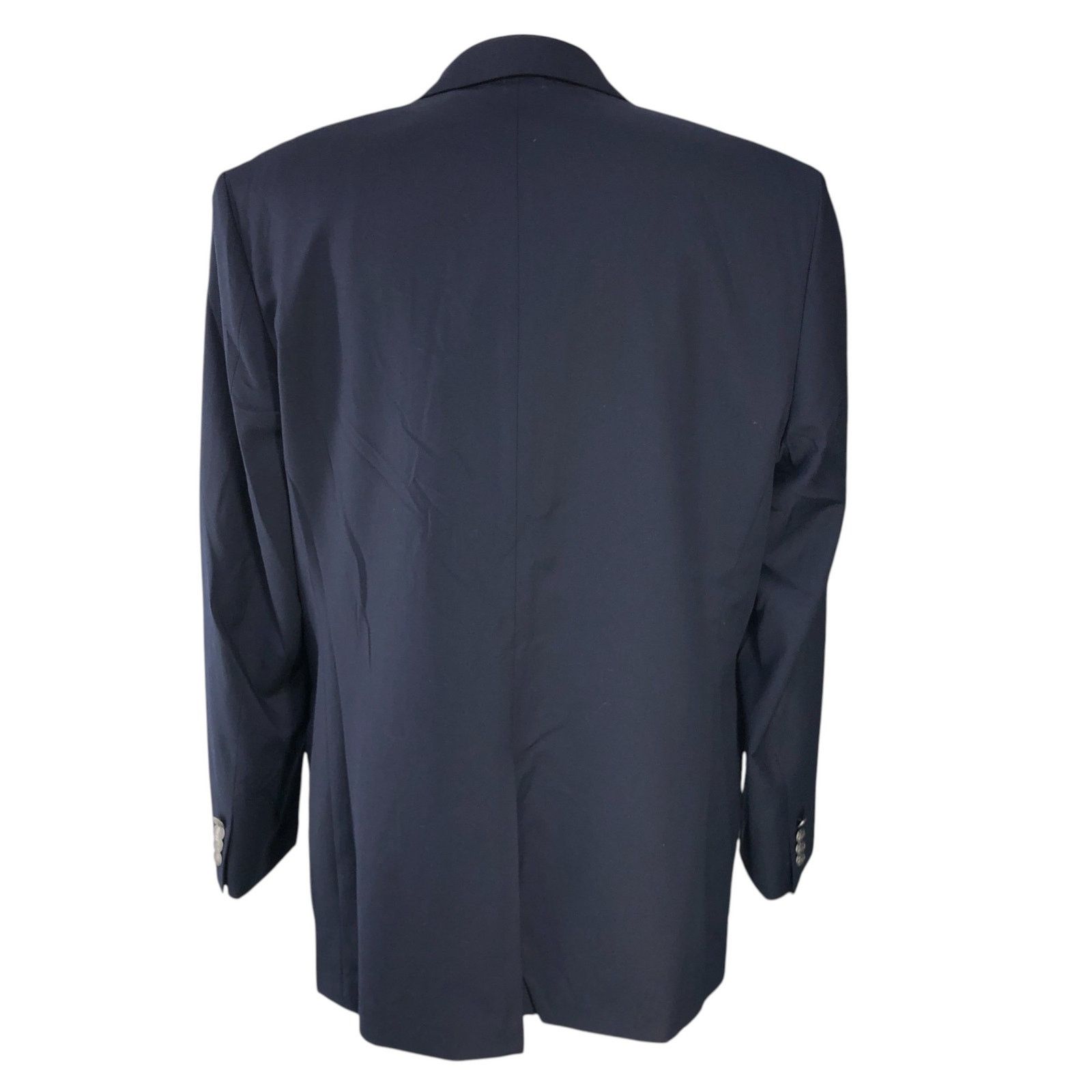 Michael Kors Michael Kors Size 46L Blazer Classic Navy Gold Metal Button Size 46L - 9 Thumbnail
