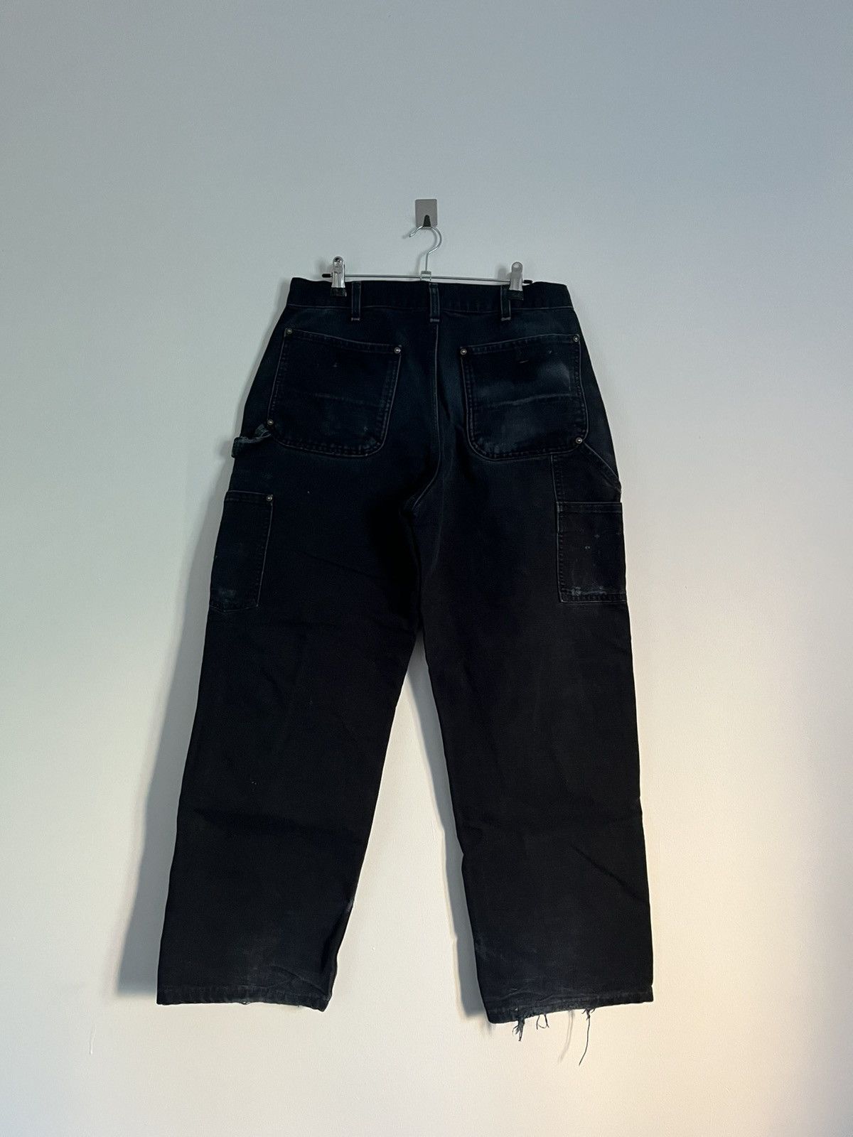 Carhartt Vintage Carhartt Double Knee Carpenter Work Pant Faded Navy Size US 33 - 5 Thumbnail