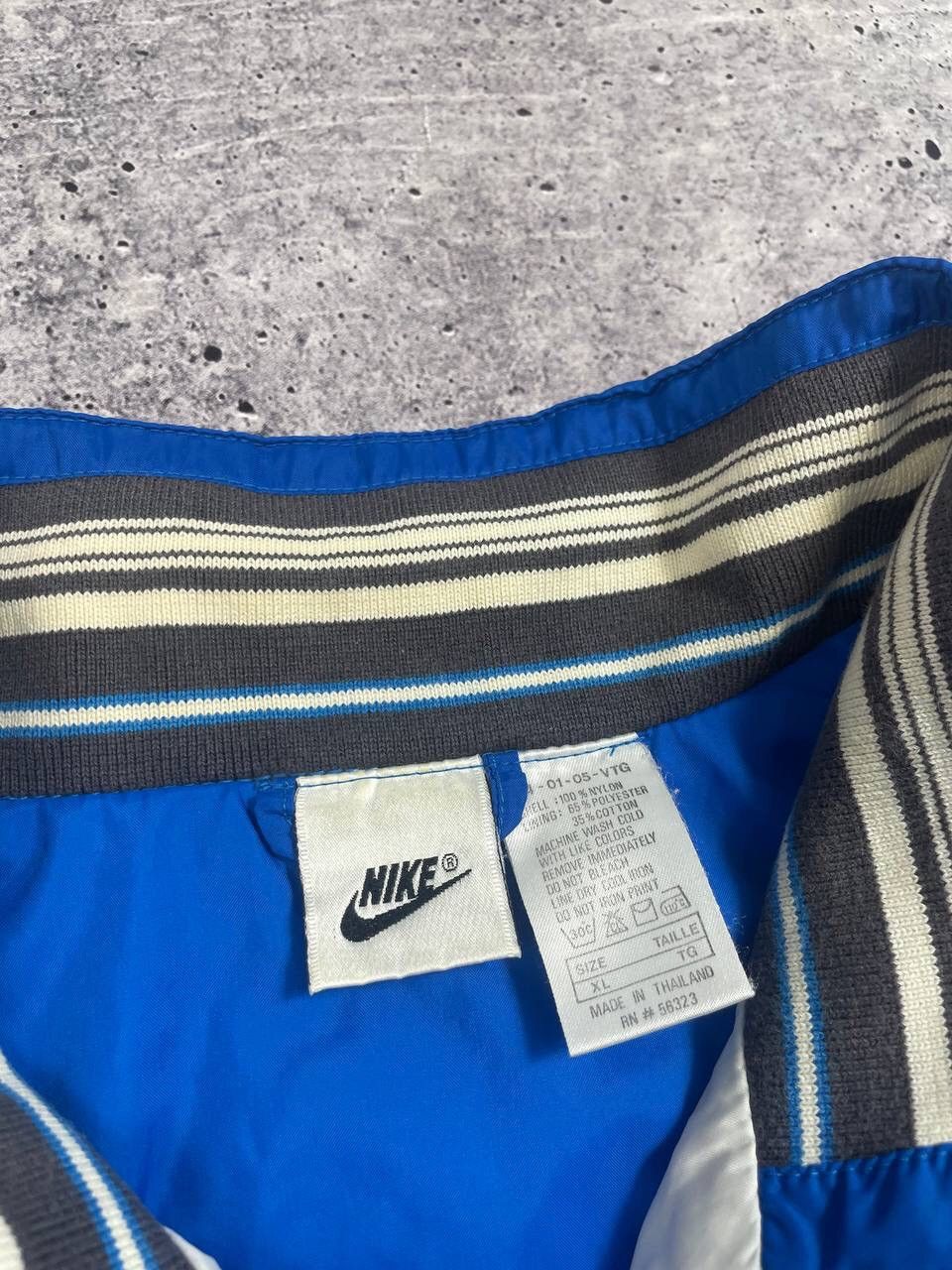 Nike Vintage 80s Nike USA Nylon Bomber Jacket Y2K Size US XL / EU 56 / 4 - 7 Thumbnail