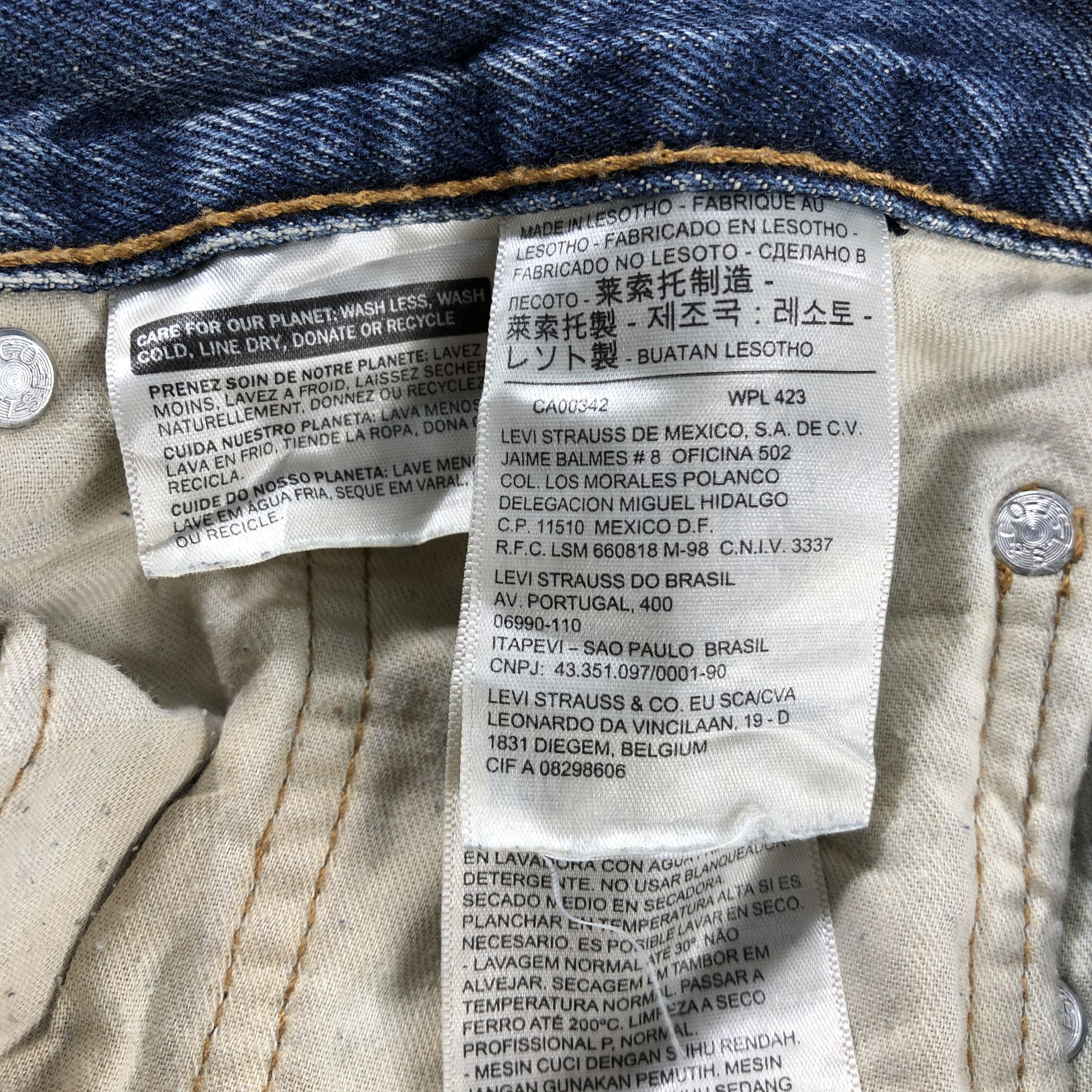 Levi's Vintage Blue Wash Levis 550 Jeans-J2629 Size US 40 / EU 56 - 11 Thumbnail