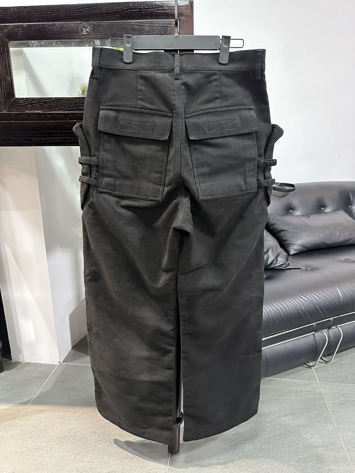 Rick Owens Rick Owens Stefan Cargo Pants 'Black' Size US 29 - 2 Thumbnail