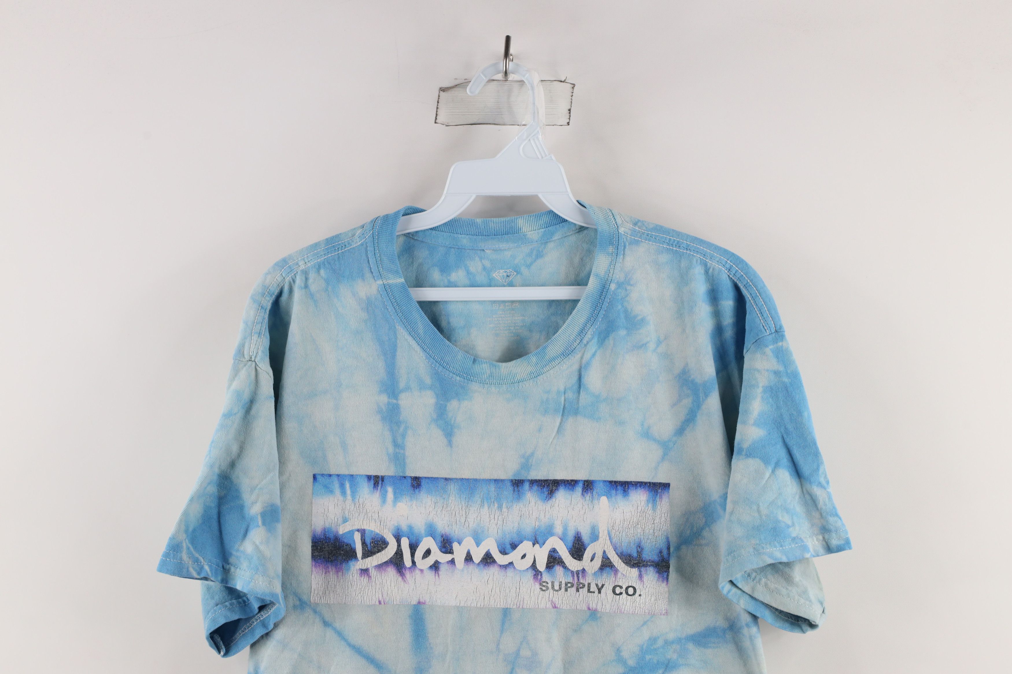 Vintage Vintage Diamond Supply Co Spell Out Acid Wash T-Shirt Size US M / EU 48-50 / 2 - 2 Thumbnail