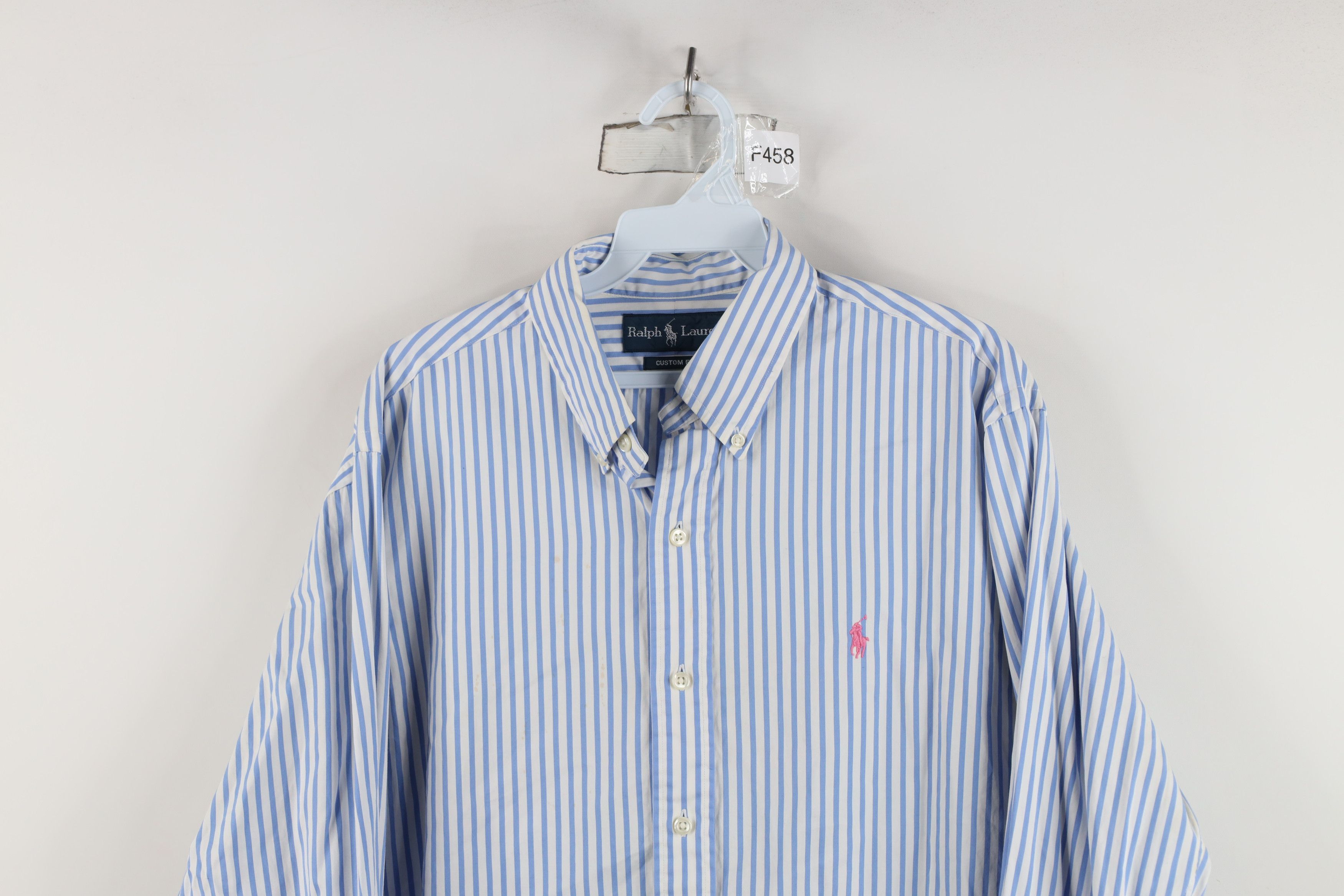 Polo Ralph Lauren Vintage 90s Ralph Lauren Fit Striped Button Down Shirt Size US L / EU 52-54 / 3 - 2 Thumbnail
