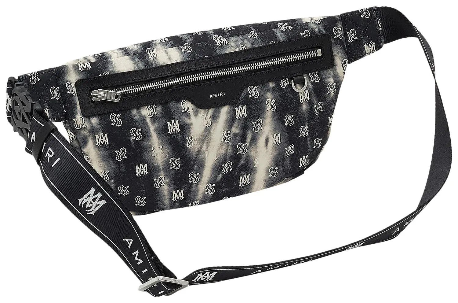 Amiri Amiri Micro Paisley Tie Dye Bum Bag 'Black' Size ONE SIZE - 2 Thumbnail