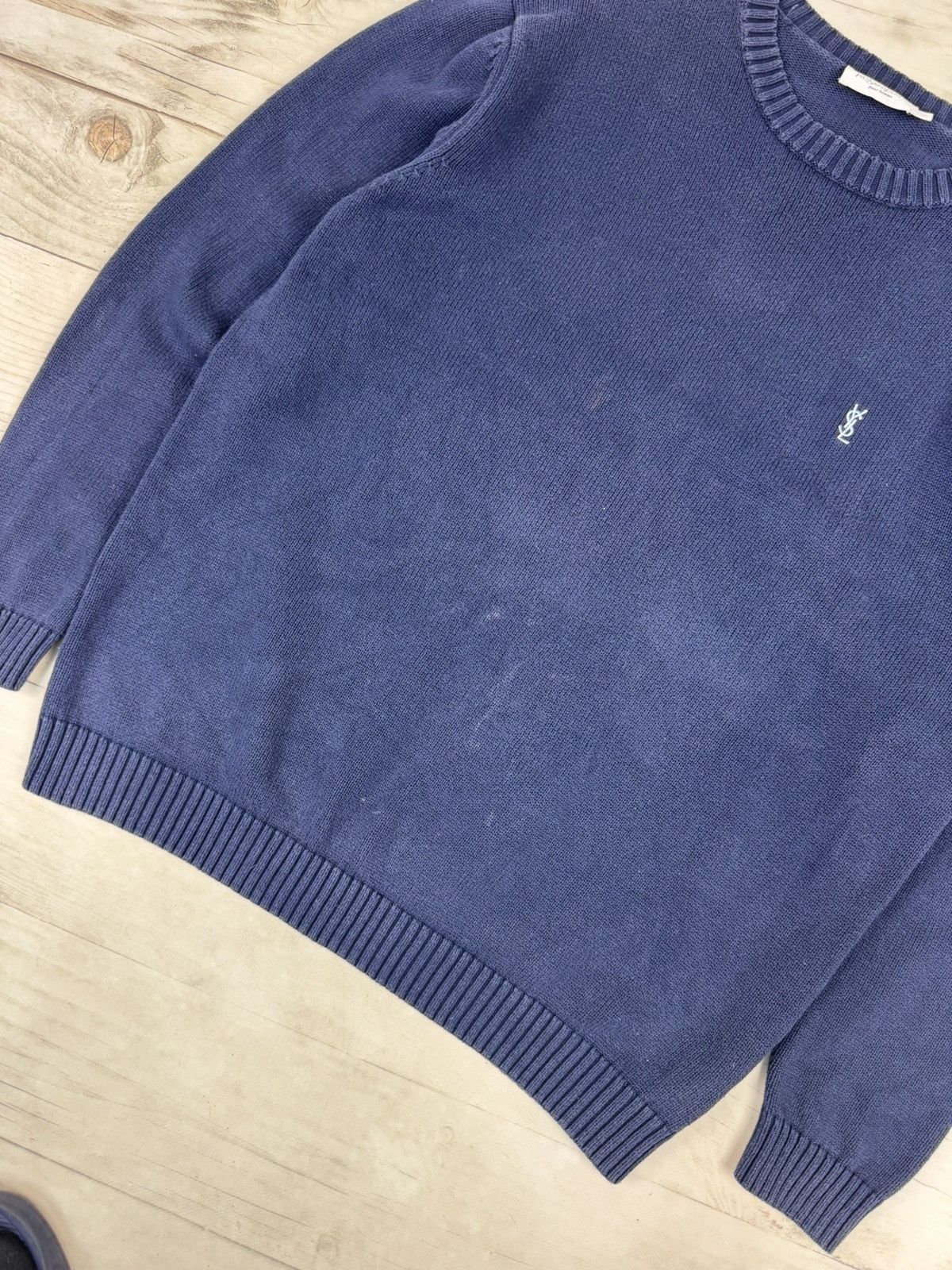 Yves Saint Laurent Vintage Yves Saint Laurent Knit Sweater YSL Logo Size US S / EU 44-46 / 1 - 3 Thumbnail