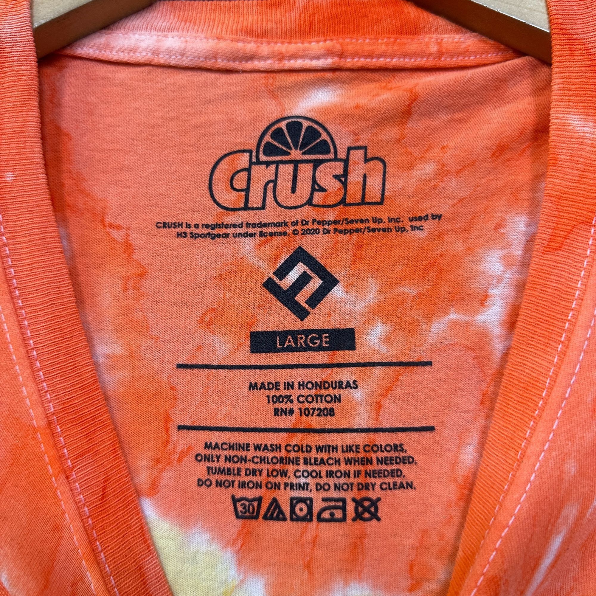Other Crush Orange Citrus Flavored Soda Promo Tie Dye Crop Top L Size L / US 10 / IT 46 - 4 Thumbnail