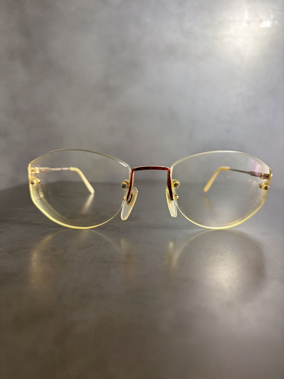 Vintage Vintage Flair Glasses Rimless Frames Buffs Made in Germany Size ONE SIZE - 7 Thumbnail
