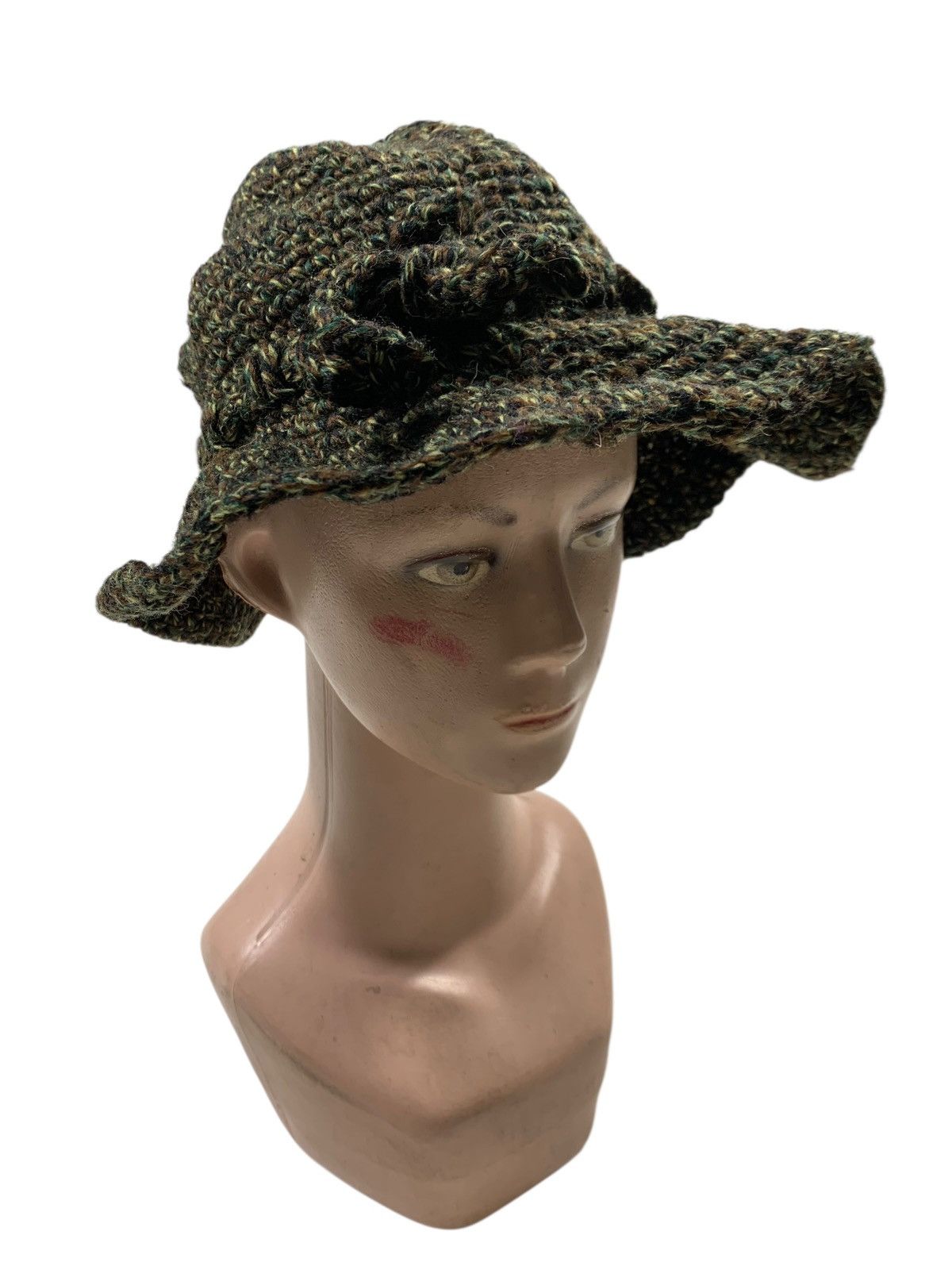 Japanese Brand × Kapital × Vintage Crochet knitted handmade Hats RARE Size ONE SIZE - 1 Thumbnail