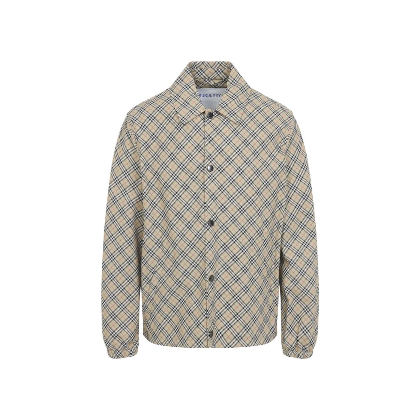 Burberry BURBERRY Slindon Sand Jacket New & Authentic (Men's Size:M;) Size US M / EU 48-50 / 2 - 1 Thumbnail