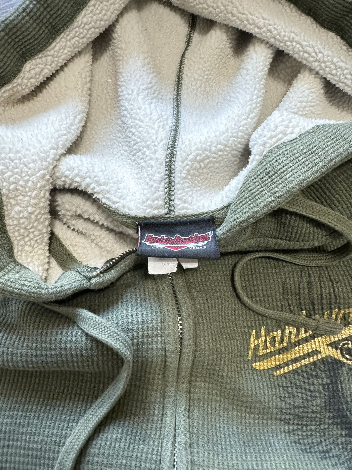 Harley Davidson × Vintage × Vision Streetwear Vintage Harley Davidson hoodie Size US L / EU 52-54 / 3 - 4 Thumbnail