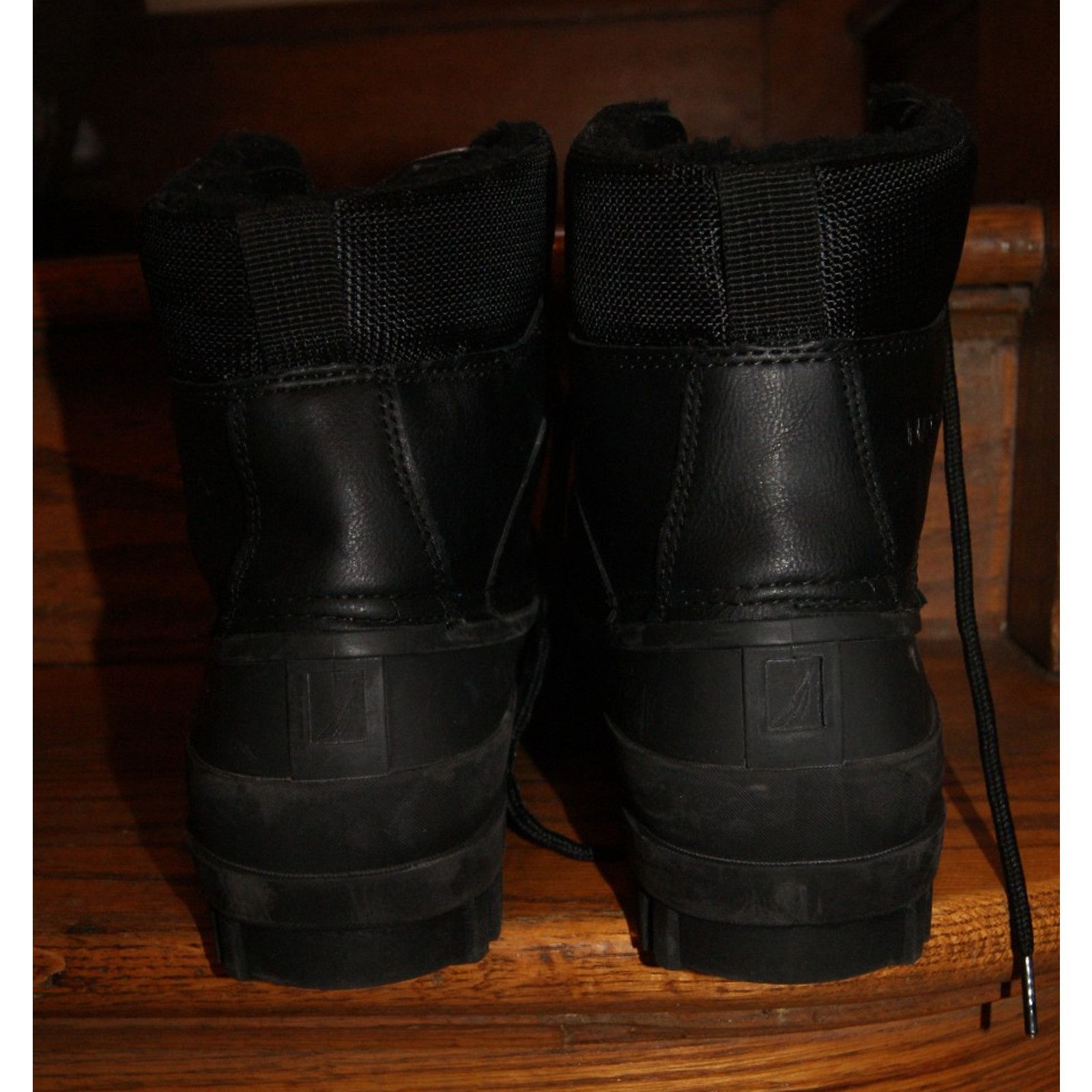 Nautica Nautica Black Lace Up Boots Men's Size 11 DUCK Boot Snow Size US 11 / EU 44 - 8 Thumbnail
